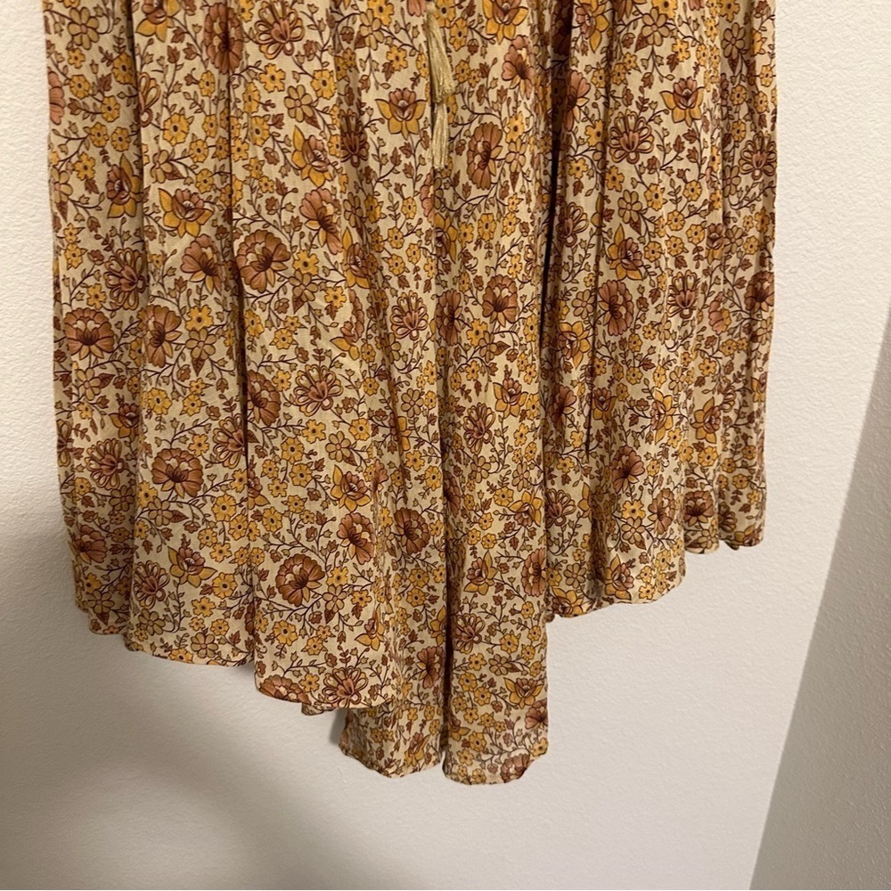 SPELL & The Gypsy Sundown Floral Maxi Skirt Elastic Waist Size Small Women’s - Picture 4 of 10